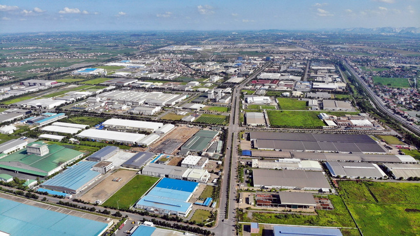 Khu Công nghiệp Đồng Văn II ở Hà Nam. (Ảnh: Danh Lam/TTXVN)