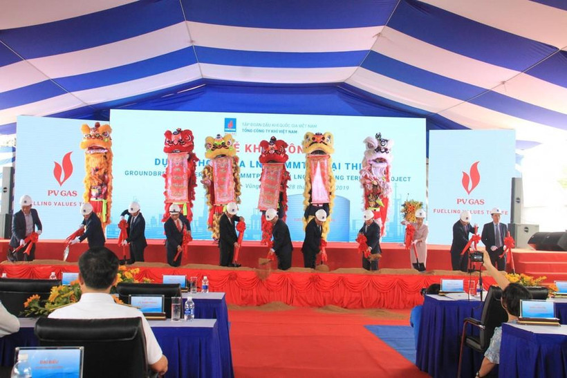 Khởi công xây dựng kho chứa 1 triệu tấn LNG Thị Vải ở Bà Rịa-Vũng Tàu