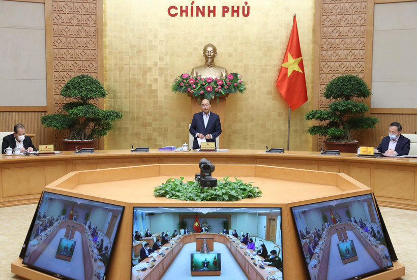 Thủ tướng Nguyễn Xuân Phúc phát biểu. (Ảnh: Thống Nhất/TTXVN)