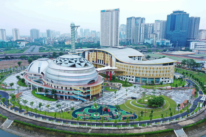 Cung Thiếu Nhi Hà Nội chính thức được đưa vào sử dụng. (Ảnh: Minh Đức/TTXVN)