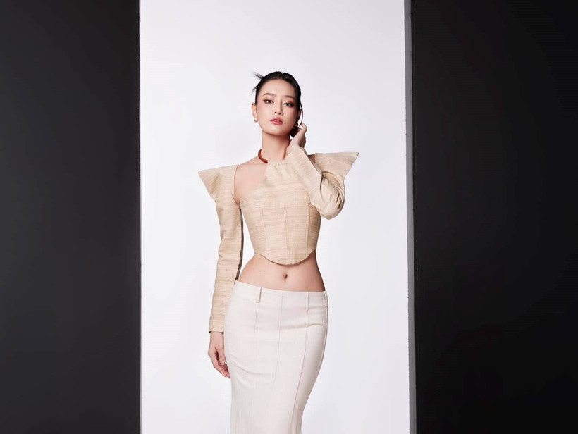 Khánh Linh được đánh giá cao tại Miss Intercontinental 2024. (Ảnh: CTV/Vietnam+)