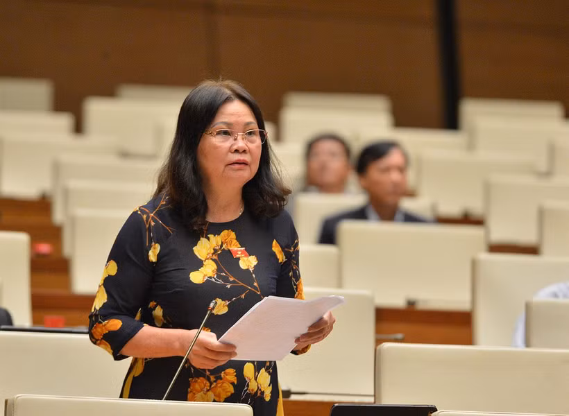 Đại biểu Trần Thị Dung, Đoàn Đại biểu Quốc hội tỉnh Điện Biên. (Ảnh: quochoi.vn)
