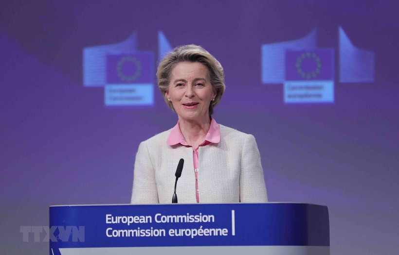 Chủ tịch EC Ursula von der Leyen. (Ảnh: THX/TTXVN) 