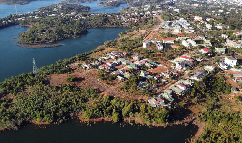 Một khu tái định cư ở Gia Nghĩa. (Nguồn: TTXVN)