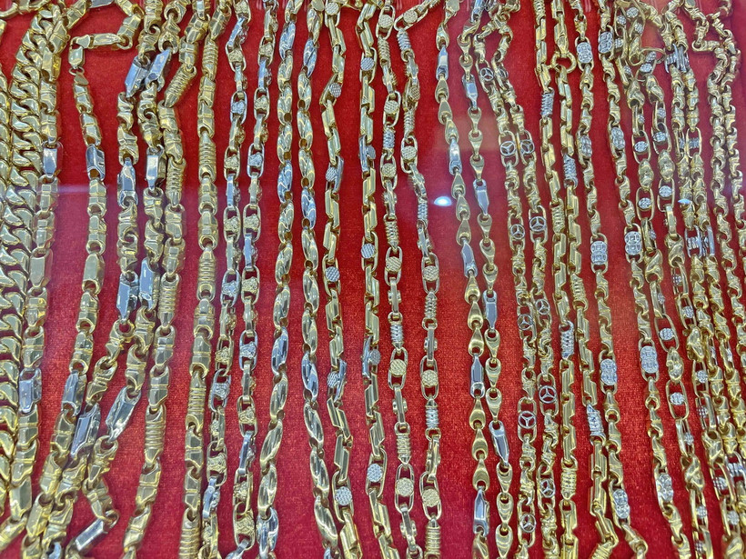 Vàng trang sức. (Nguồn: TTXVN)