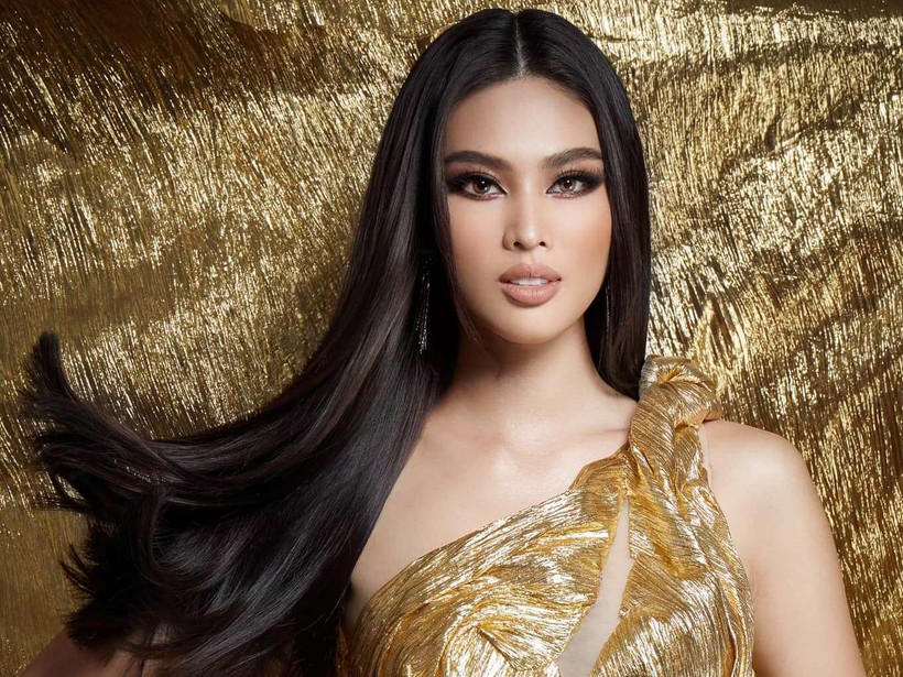 Nhan sắc Á hậu Ngọc Thảo. (Ảnh: CTV/Vietnam+)