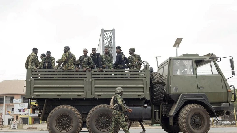 Quân đội Nigeria ở Awka, Nigeria. (Ảnh: AFP)