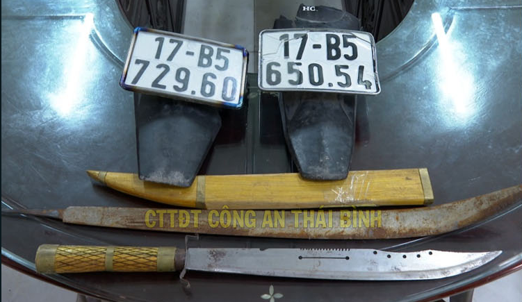 Tang vật của vụ án. (Nguồn: Công an tỉnh Thái Bình.)