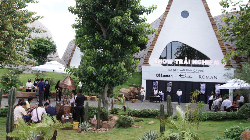 Show trải nghiệm càphê đặc biệt. (Ảnh: CTV)