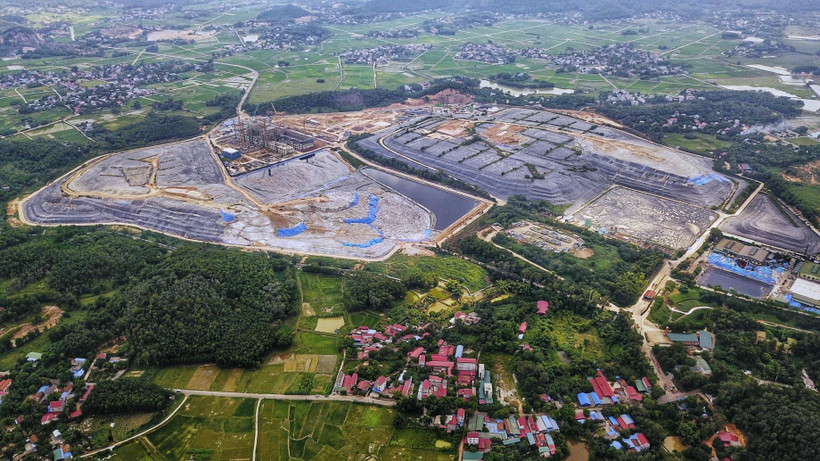 Toàn cảnh Khu liên hợp xử lý chất thải Nam Sơn. (Ảnh: Thành Đạt/TTXVN)