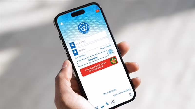 Người dân có thể truy cập app VssID qua VNeID. (Nguồn: TTXVN)