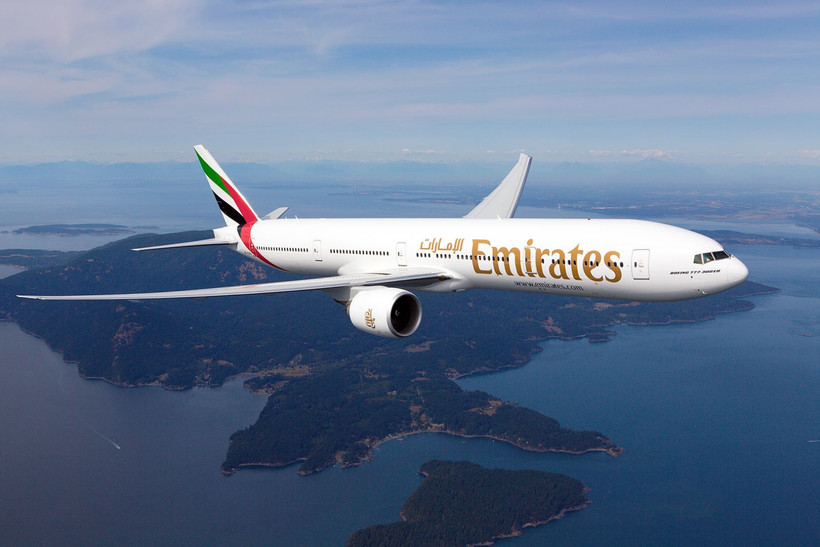 Máy bay của Tập đoàn hàng không Emirates. (Nguồn: AFP)