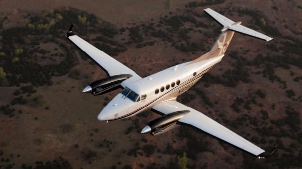 Máy bay cánh quạt đôi Beechcraft King Air 200. (Ảnh minh họa: aopa.org)