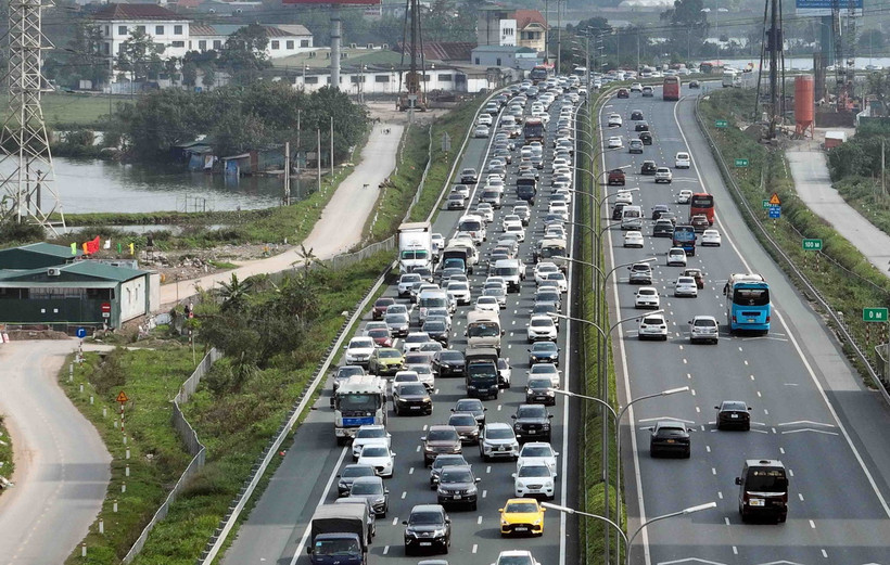 Cao tốc Pháp Vân-Cầu Giẽ. (Ảnh: Phạm Kiên/TTXVN)