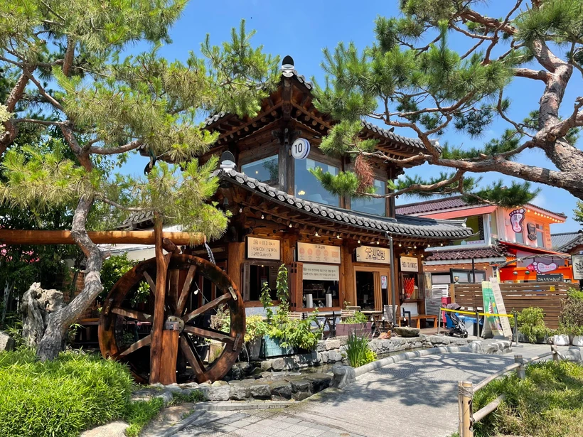 Làng cổ Jeonju, Hàn Quốc. (Ảnh: Hà My/Vietnam+) 