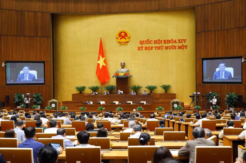 Toàn cảnh phiên họp Quốc hội. (Ảnh: Doãn Tấn/TTXVN)