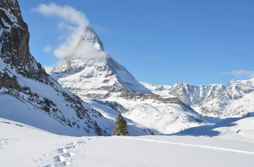 Giới chức Thụy Sĩ ra cảnh báo về nguy cơ cao lở tuyết do tuyết rơi dày đặc và gió mạnh ở phía Nam dãy núi Alps. (Nguồn: Unofficialnetworks)