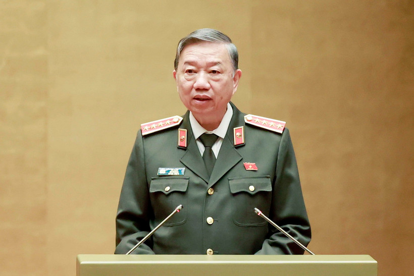 Bộ trưởng Bộ Công an Tô Lâm. (Nguồn: TTXVN)