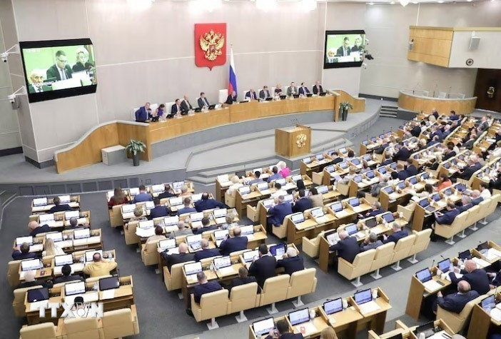 Toàn cảnh phiên họp Duma Quốc gia (Quốc hội) Nga tại thủ đô Moskva. (Ảnh: Reuters/ TTXVN)