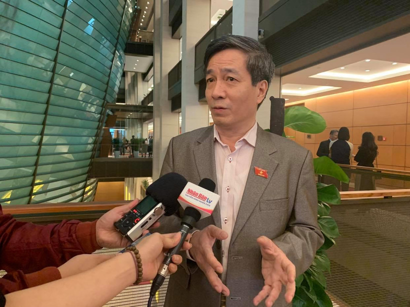 Đại biểu Bùi Thanh Tùng, Ủy viên Ủy ban Khoa học, Công nghệ và Môi trường của Quốc hội, Phó Trưởng Đoàn chuyên trách Đoàn đại biểu Quốc hội thành phố Hải Phòng. (Ảnh: Xuân Mai/Vietnam+)