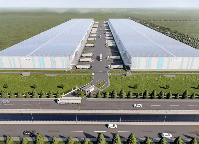 Phối cảnh thiết kế Dự án Logicross Hải Phòng. (Ảnh: Hoàng Ngọc/TTXVN)