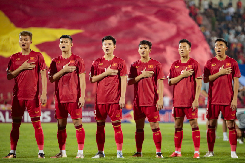 Tuyển U23 Việt Nam nằm ở Bảng D tại Vòng Chung kết U23 châu Á 2024. (Ảnh: Việt Anh/Vietnam+)