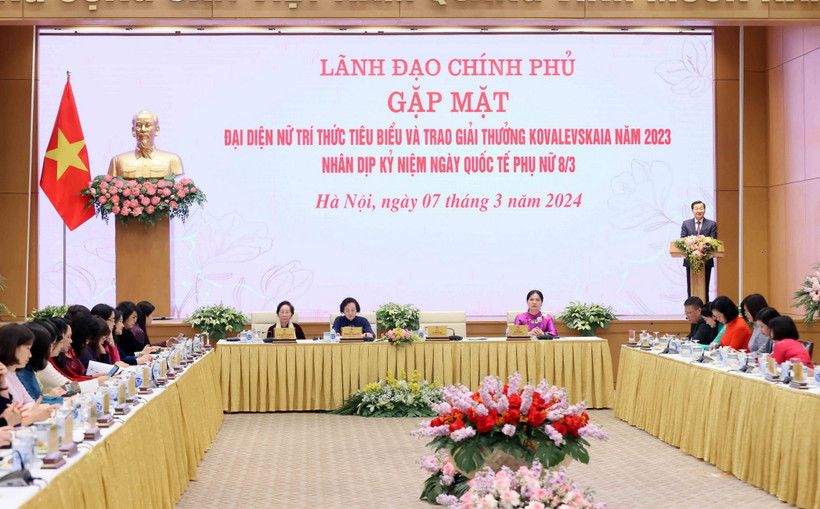 Quang cảnh buổi gặp mặt. (Ảnh: An Đăng/TTXVN)