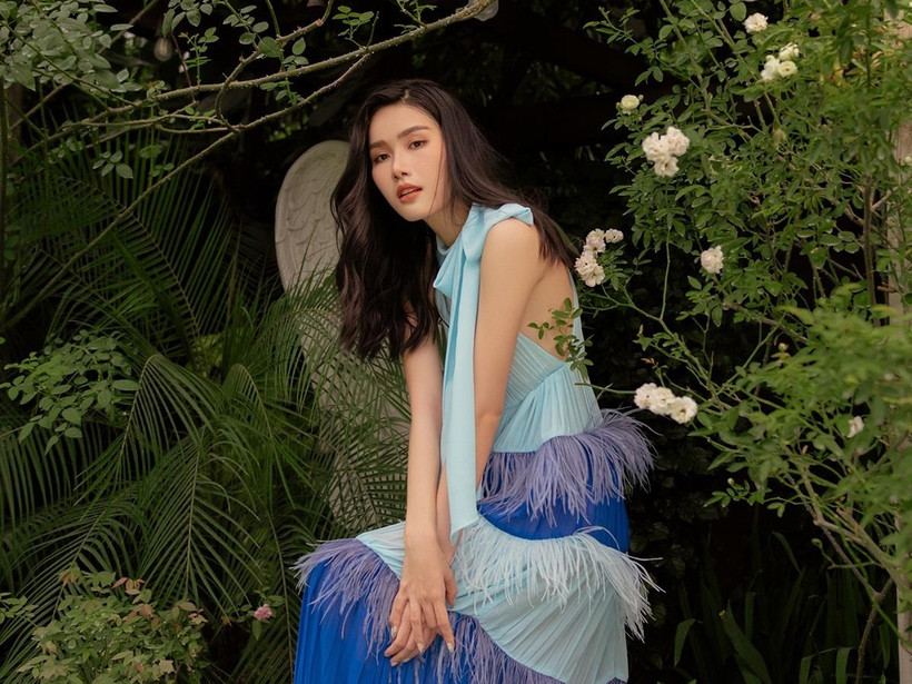 Á hậu Phương Anh vừa tốt nghiệp thủ khoa ngành Hệ thống quản lý thông tin (Đại học RMIT). Cô thông thạo cả ba ngôn ngữ là tiếng Anh, tiếng Pháp, tiếng Nhật. (Ảnh: CTV/Vietnam+)