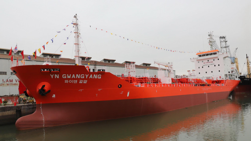 Tàu YN GWANGYANG. (Ảnh: Tuấn Phan/TTXVN)