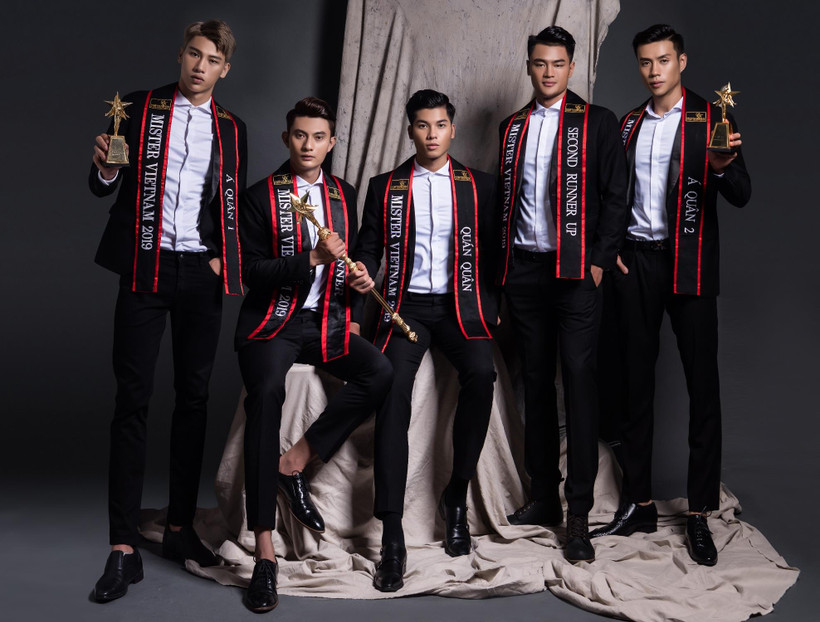 Top 5 Mister Vietnam 2019. (Ảnh: BTC)