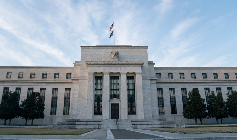 Trụ sở Cục Dự trữ liên bang Mỹ tại Washington, D.C. (Ảnh: THX/TTXVN)