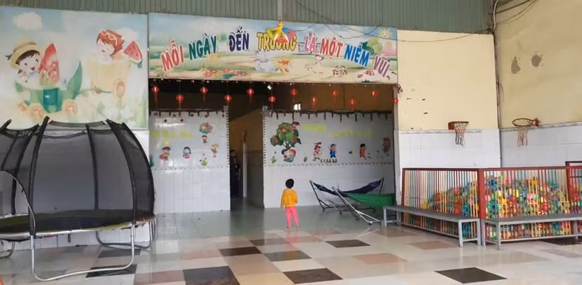 Cơ sở nuôi dạy trẻ khuyết tật tại số 57 đường Trần Nhật Duật, phường Ia Kring, thành phố Pleiku, Gia Lai - nơi xảy ra vụ trẻ nghi bị bạo hành tử vong. (Ảnh: TTXVN phát)
