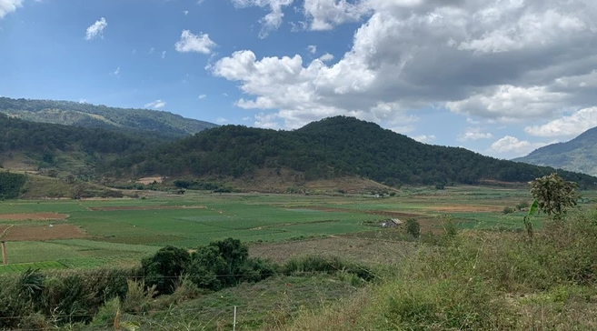 Khu vực sẽ xây hồ chứa nước Ta Hoét.(Nguồn: Ta Hoét) 