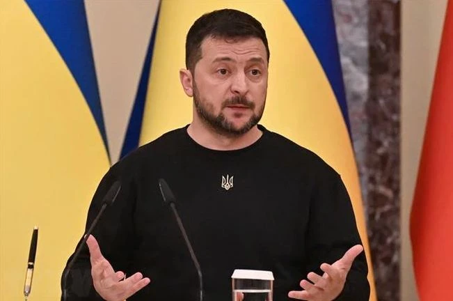 Tổng thống Ukraine Volodymyr Zelensky. (Nguồn: AFP/TTXVN)