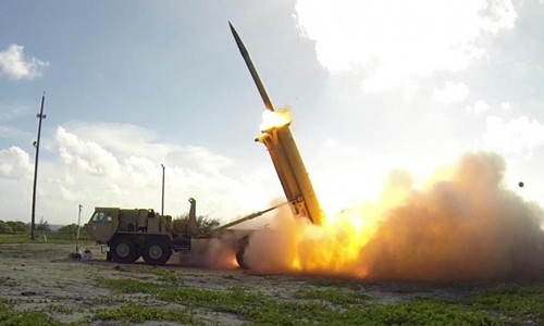 Tên lửa phòng thủ THAAD. (Nguồn: AFP)