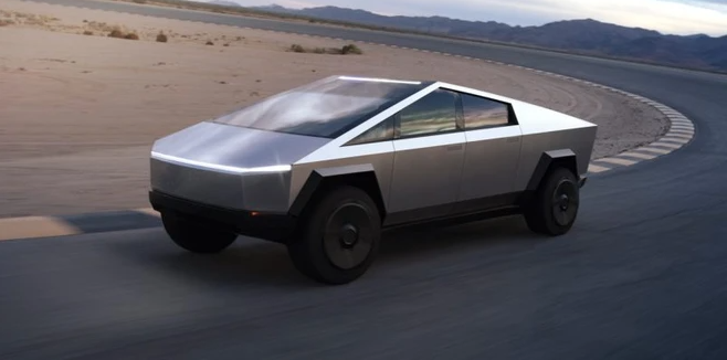Mẫu Cybertruck. (Nguồn: Thedriven) 