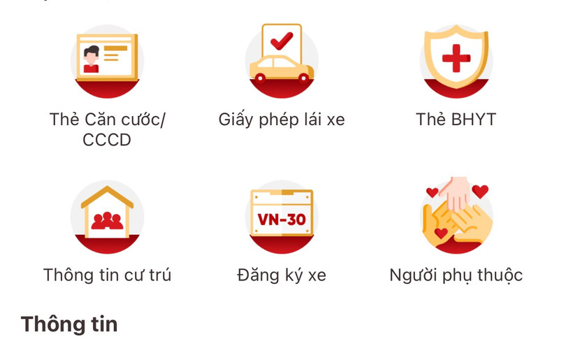 Thông tin về giấy tờ xe trên VNeID. (Nguồn: Vietnam+)