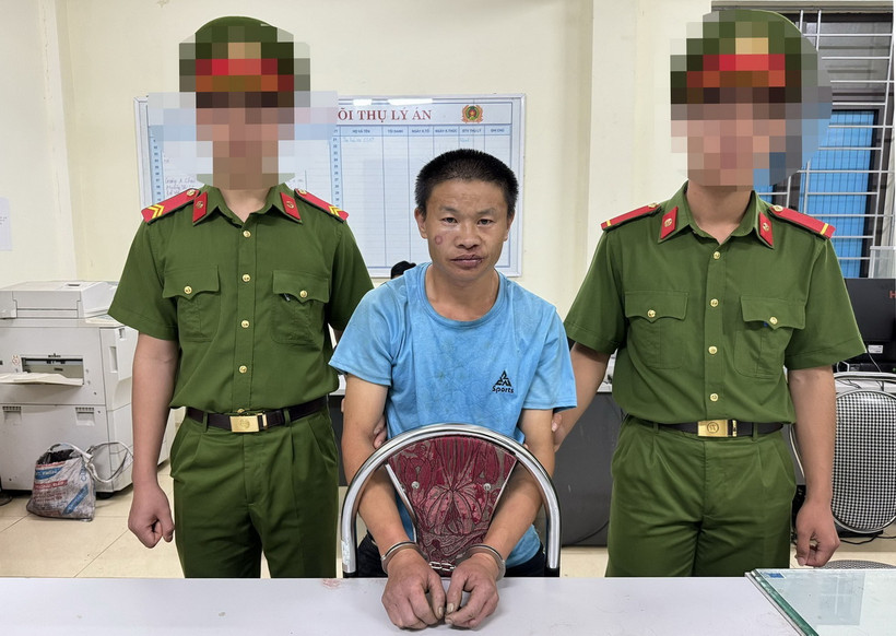 Đối tượng truy nã đặc biệt nguy hiểm Giàng A Hờ. (Ảnh: TTXVN phát)