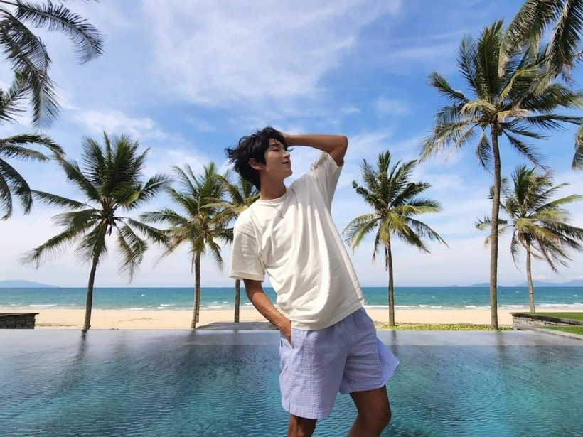 Ngôi sao hàng đầu Hàn Quốc Lee Joon-gi đã có những trải nghiệm đáng nhớ ở Đà Nẵng. (Ảnh: CTV/Vietnam+)