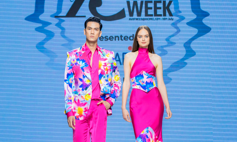 Thiết kế của nhà tạo mẫu Christos Chronis đến từ Australia. (Ảnh: PV/Vietnam+)