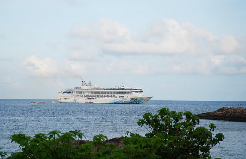 Tàu biển quốc tế Resorts World One dừng chân ở Côn Đảo. (Ảnh minh họa. Nguồn: TTXVN)