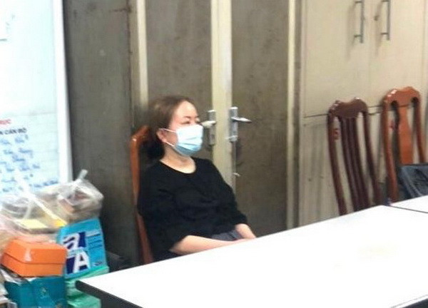 Bị can Nguyễn Thị Loan. (Nguồn: Công an Hà Nội)