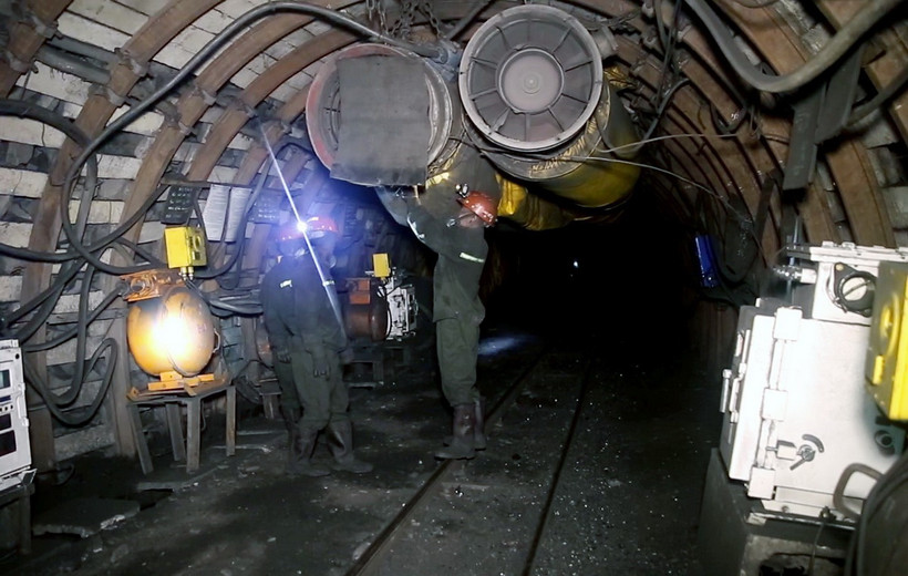 Hệ thống thông gió của một mỏ than. (Ảnh minh họa: TTXVN phát)