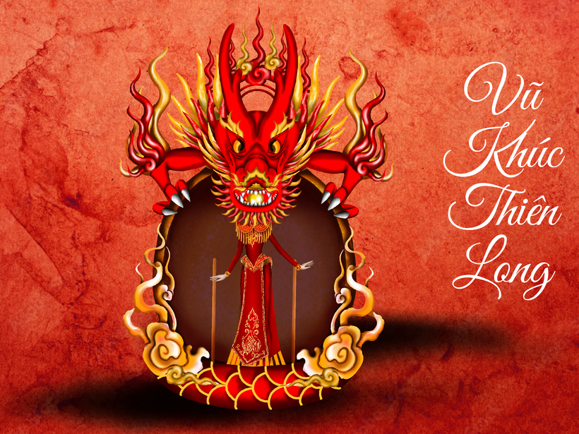 Phác thảo trang phục dân tộc của Hoàng Phương.