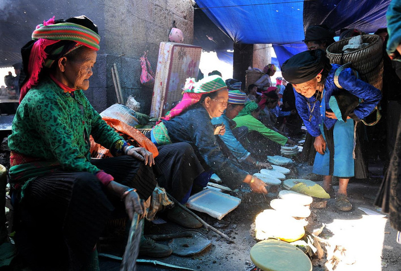 Chợ phiên vùng cao. (Nguồn: TTXVN)