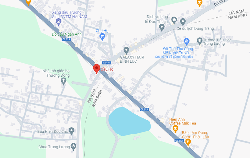 Khu vực xảy ra vụ tai nạn. (Nguồn: Google Maps)