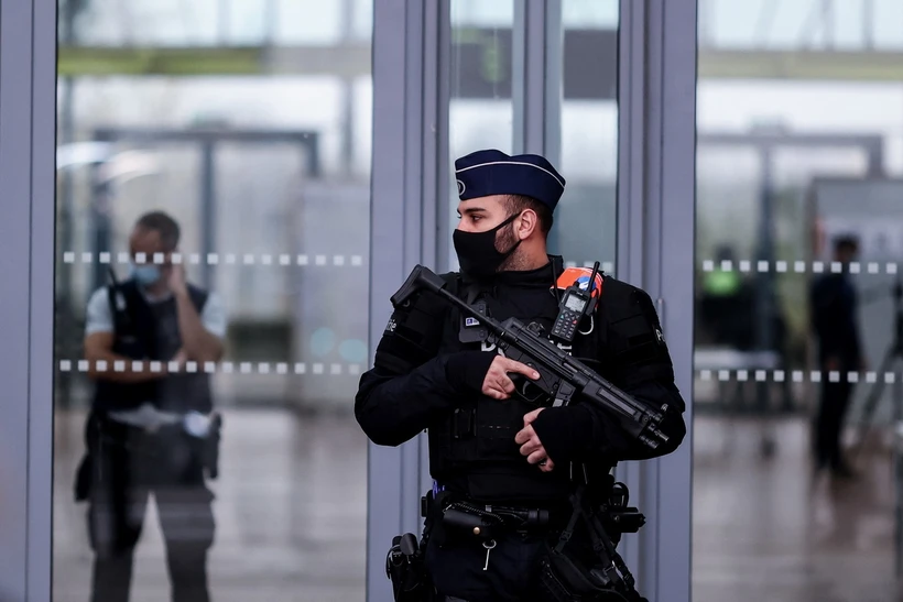 Cảnh sát Bỉ. (Nguồn: AFP/TTXVN)