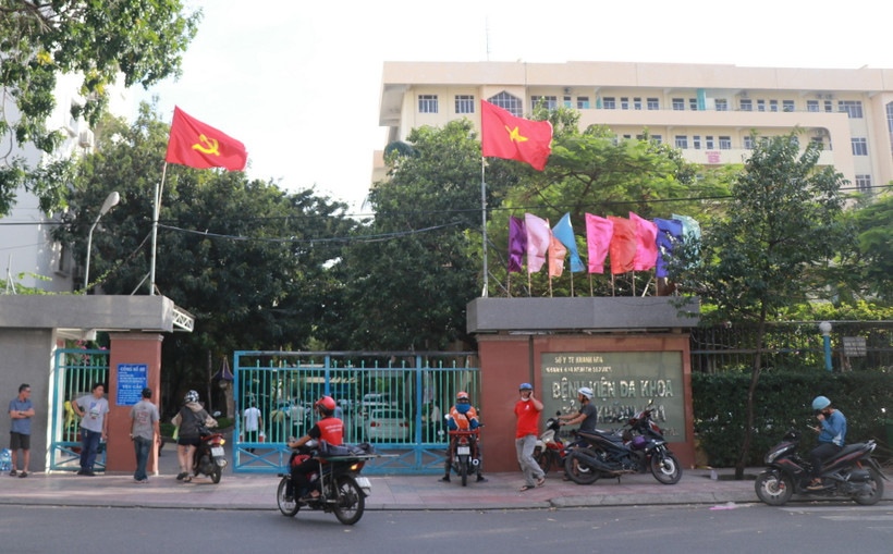 Bệnh viện Đa khoa tỉnh Khánh Hòa - nơi có sản phụ tử vong. (Ảnh: Phan Sáu/TTXVN)