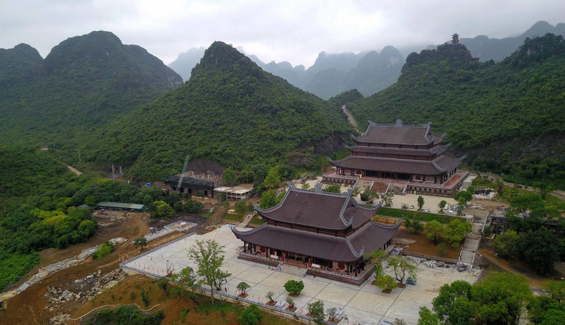 Đại lễ Phật đản Liên hợp quốc 2019 lần thứ 16 diễn ra tại Trung tâm Văn hóa Phật giáo Tam Chúc (huyện Kim Bảng, tỉnh Hà Nam) từ ngày 12 đến 14/5/2019. (Nguồn: TTXVN)