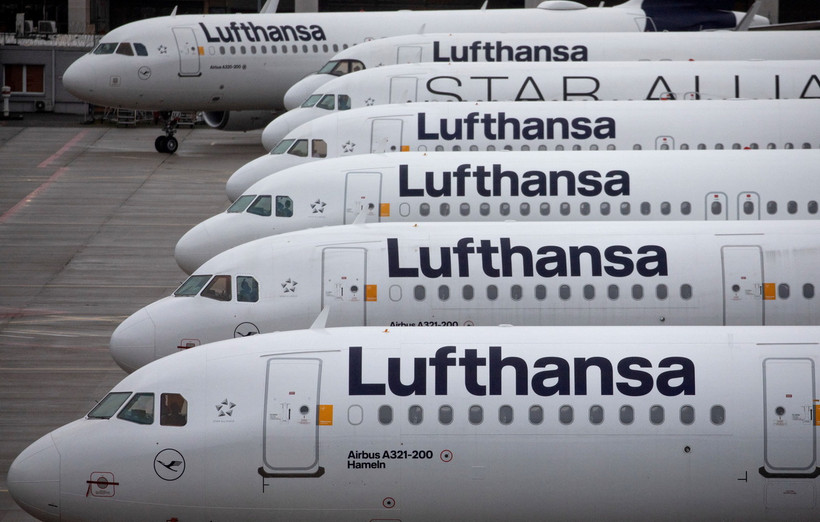 Máy bay của Hãng hàng không Lufthansa. (Ảnh: AFP/TTXVN)